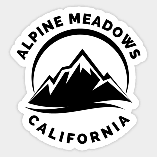 Alpine Meadows Ski Snowboard Mountain California Yosemite - Travel Sticker